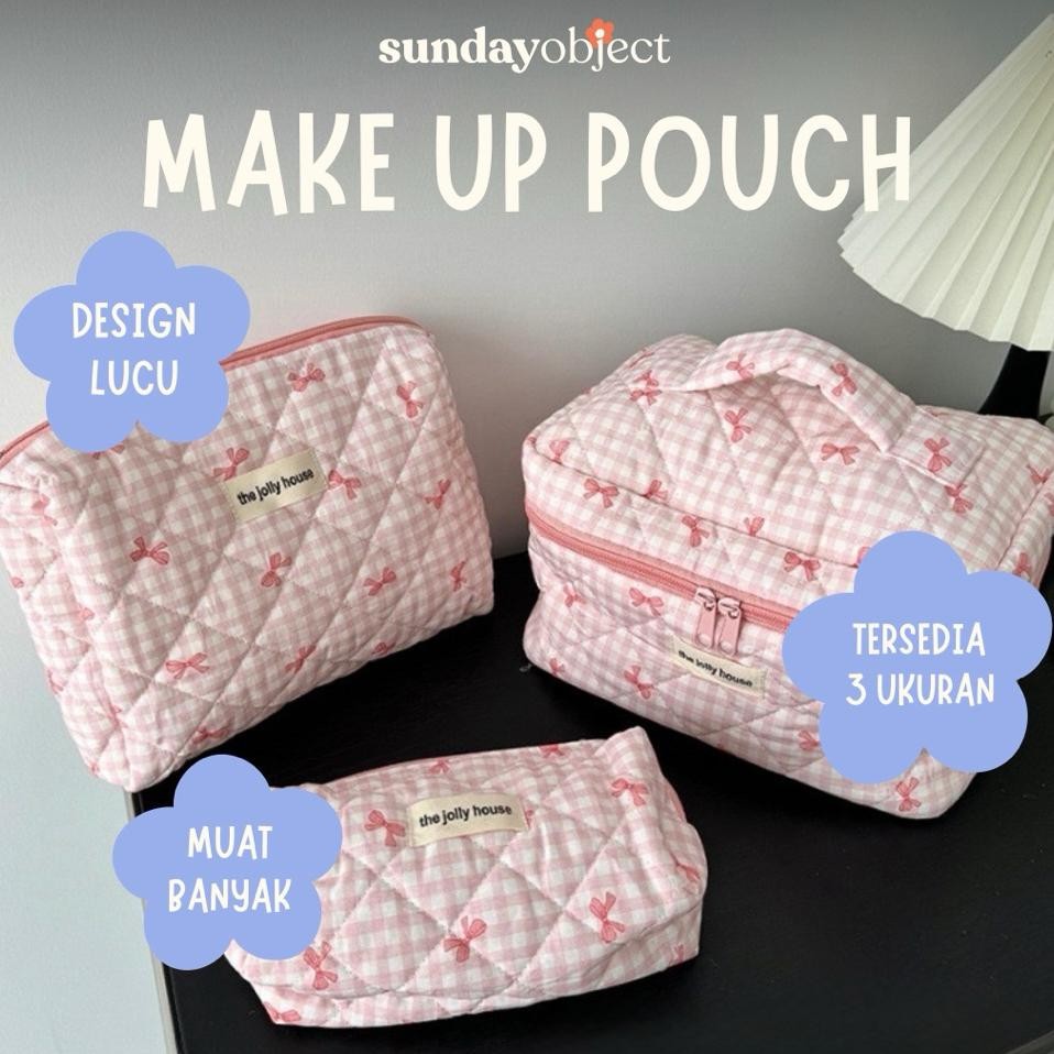 Sundayobject Pouch Make Up Tas Make Up Tas Kosmetik Make Up Bag Besar