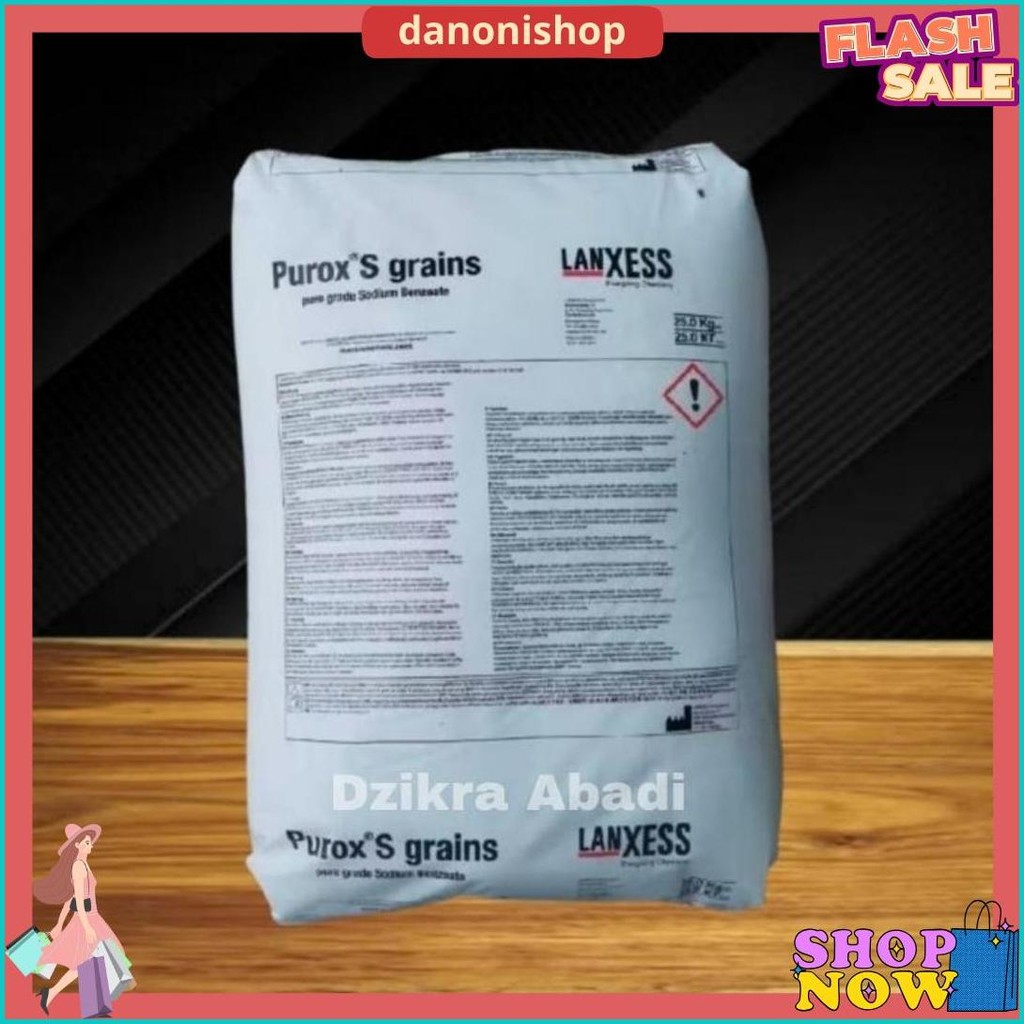 

Sodium Benzoate Purox Ex Holland Pengawet Makanan 500 Gr Termurah Banget