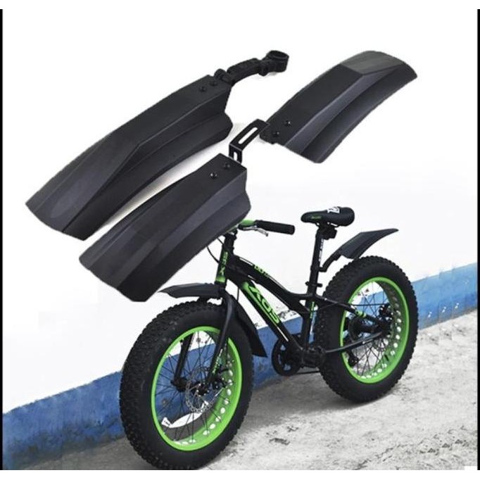 Promo spakbor mudguard fender sepeda MTB Fatbike 4.0 depan belakang 2pcs COD