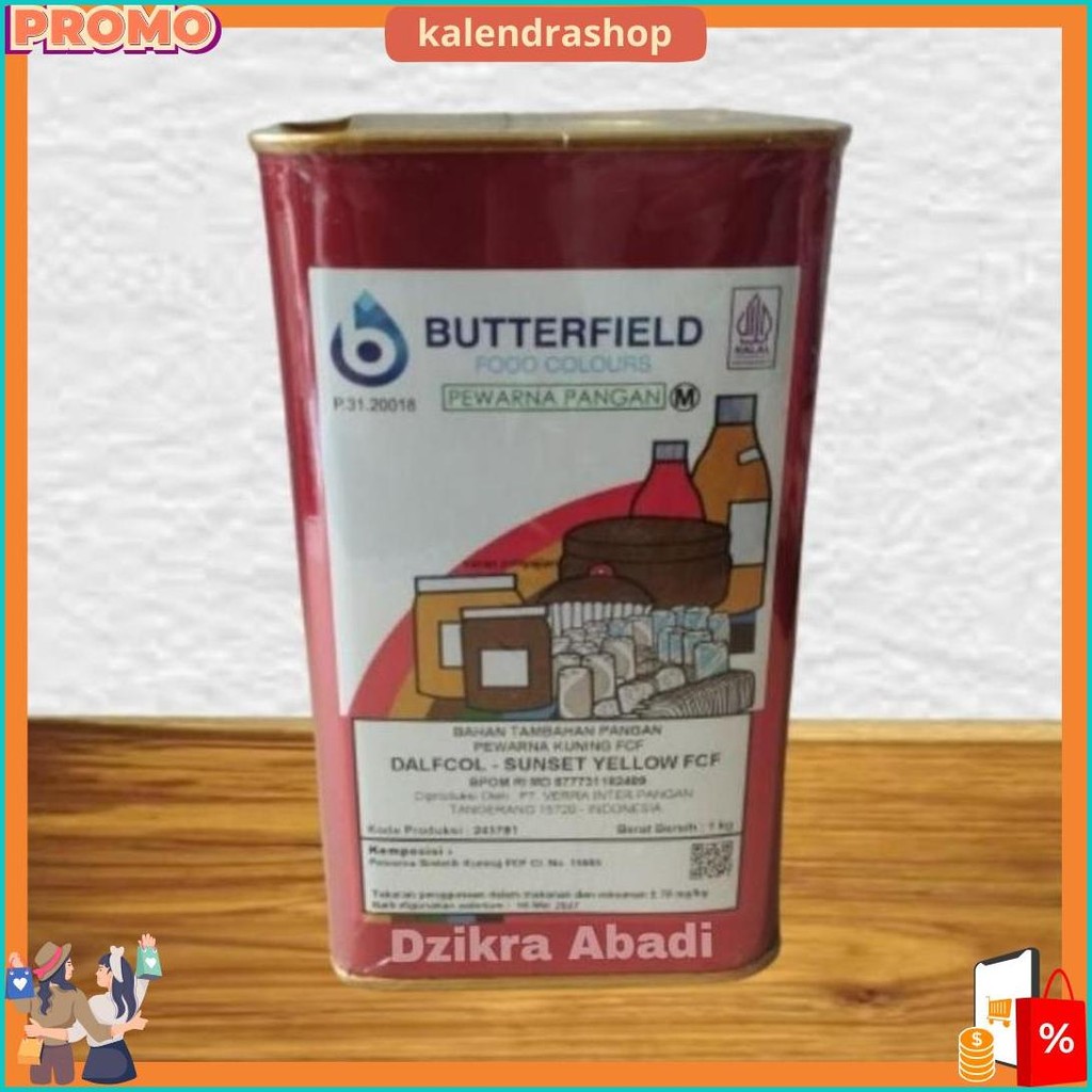 

Pewarna Makanan Bubuk Sunset Yellow ( Butterfield)1 Kg Terlaris