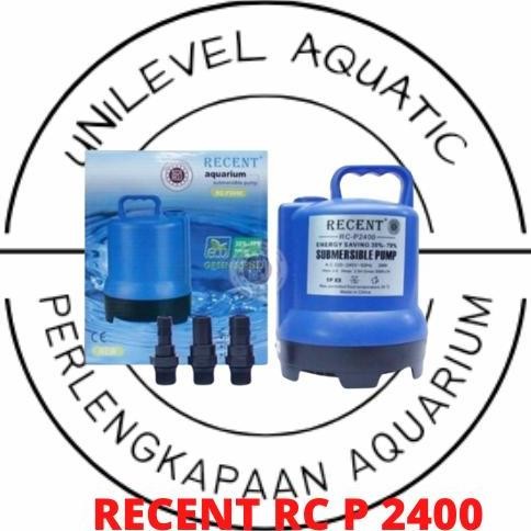 POMPA AIR CELUP AQUARIUM KOLAM IKAN RECENT RC P2400 P 2400 CO