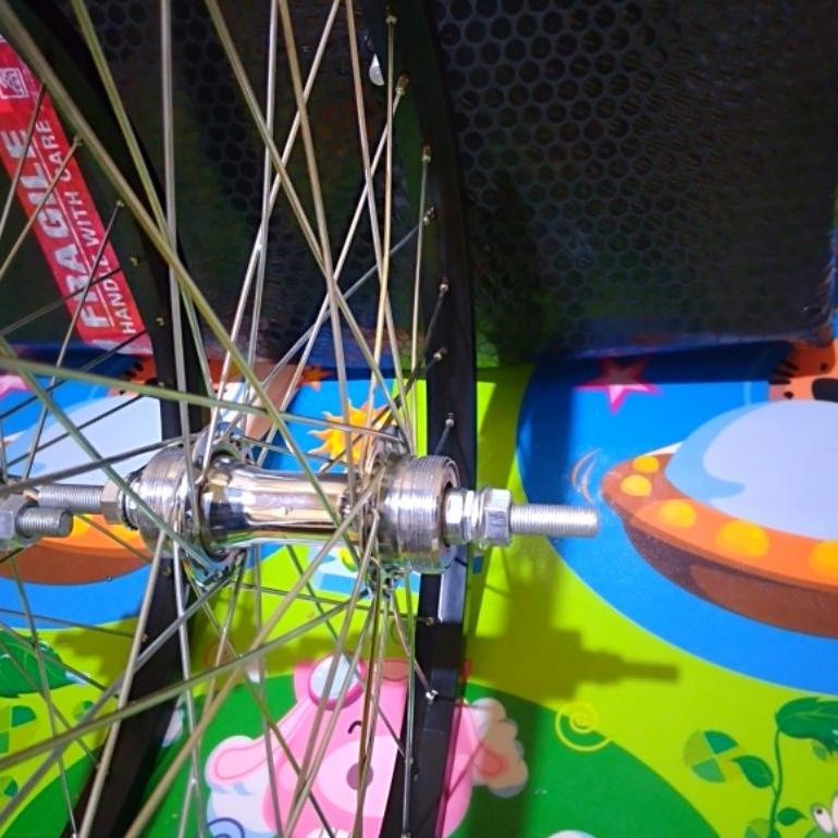 Sale Wheelset 20 Atau Velg Sepeda 20 In Sepasang Sudah Dirakit Dan Disetel Jari2 Ah67