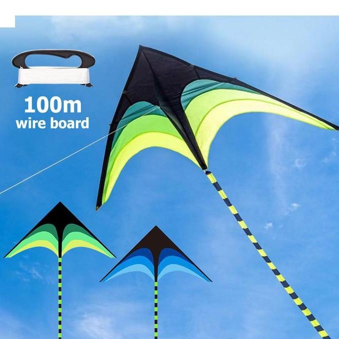 Layangan Lipat Kain Karakter Jumbo Mainan Layangan Pantai Besar Layangan Ekor Panjang Layang Layang 