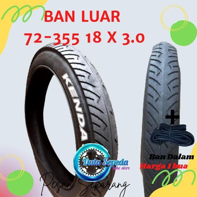Promo Ban Sepeda 18 X 3.0 LUAR DAN PAKET LUAR DALAM COD