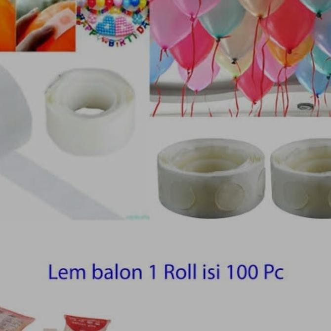 CR - Lem/Ring/Alat dekorasi balon/Klip balon/Ring balon/alat rangkai balon bunga TERLARIS