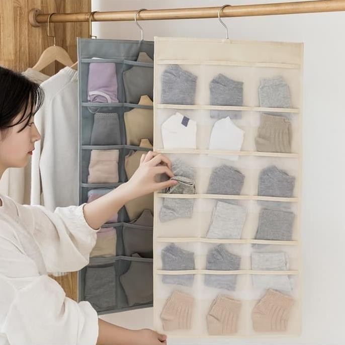 UNDERWEAR POUCH GANTUNG 30 SEKAT TEMPAT CELANA DALAM DAN BRA aSt