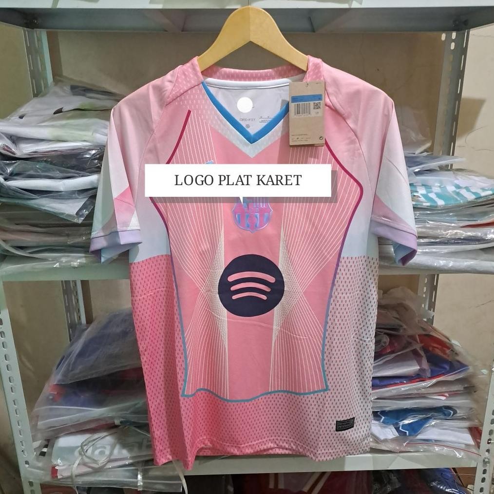 Jersey Barcelona Pink 2025 2026 Jersey Grade Ori