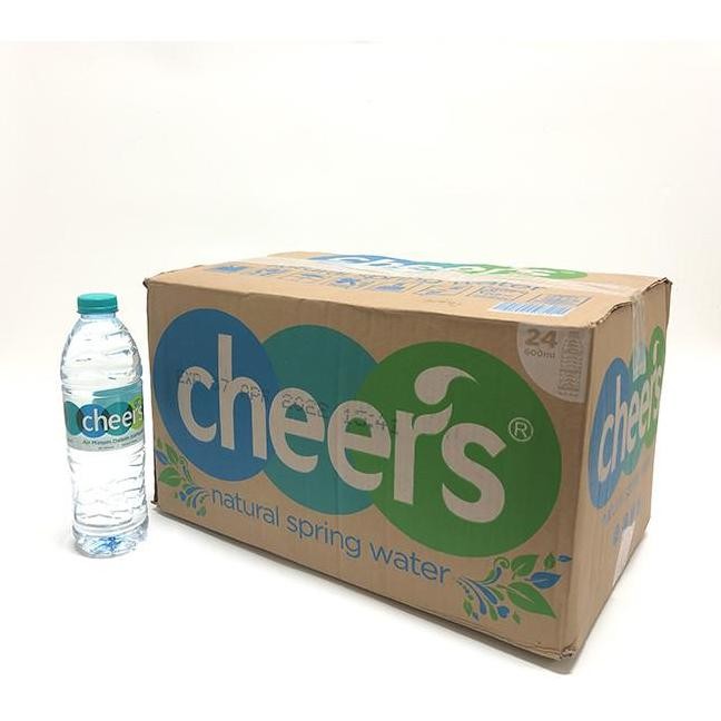 Air Minum CHEERS Water Natural 600ml (Karton)