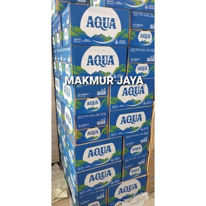 

AQUA AIR MINERAL BOTOL 600ml 600 ml 1 Dus (OJOL ONLY)