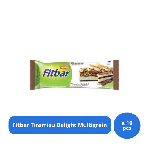

Fitbar Tiramisu Delight Multigrain 20gr x 10 pcs