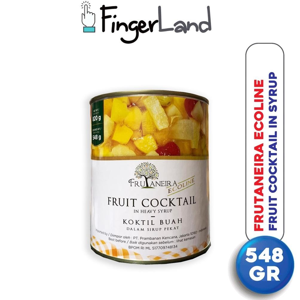 

TERLARIS FRUTANEIRA ECOLINE Fruit Cocktail in Syrup 820 gram Buah Koktil Kaleng Siap kirim