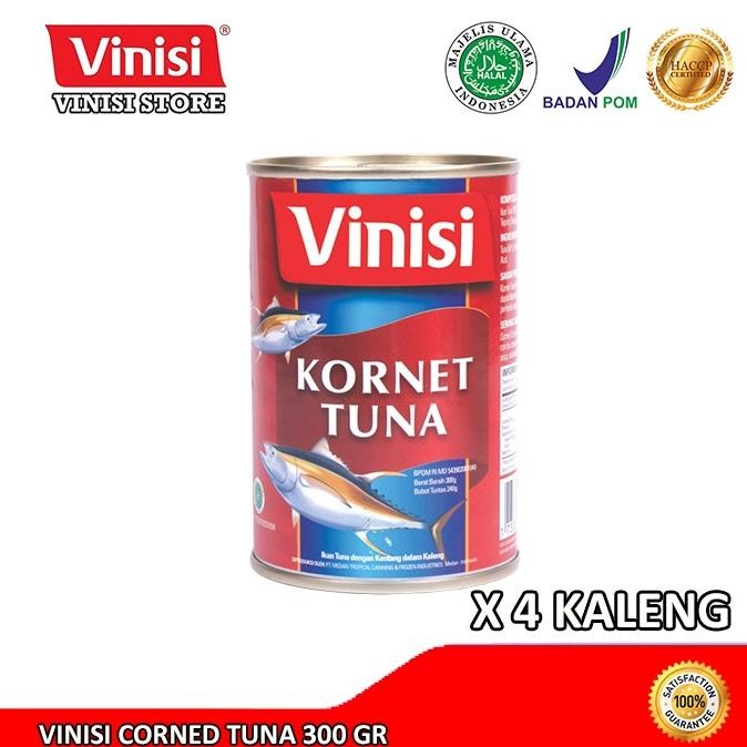 

TERLARIS Paket 4 Kaleng Vinisi Corned Tuna 300 Gr Siap kirim