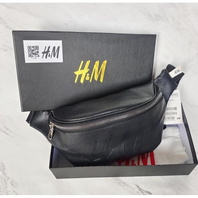 HM WAISTBAG / H&M WAIST BAG /TAS PINGGANG HNM KULIT LA