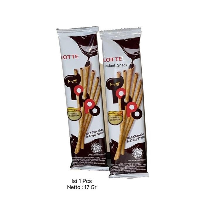 

Lotte Toppo Biskuit Chocolate Stick 17 Gr X 12 Bks By Jadoel Snack Food Cokelat Wafer Coklat Vanila