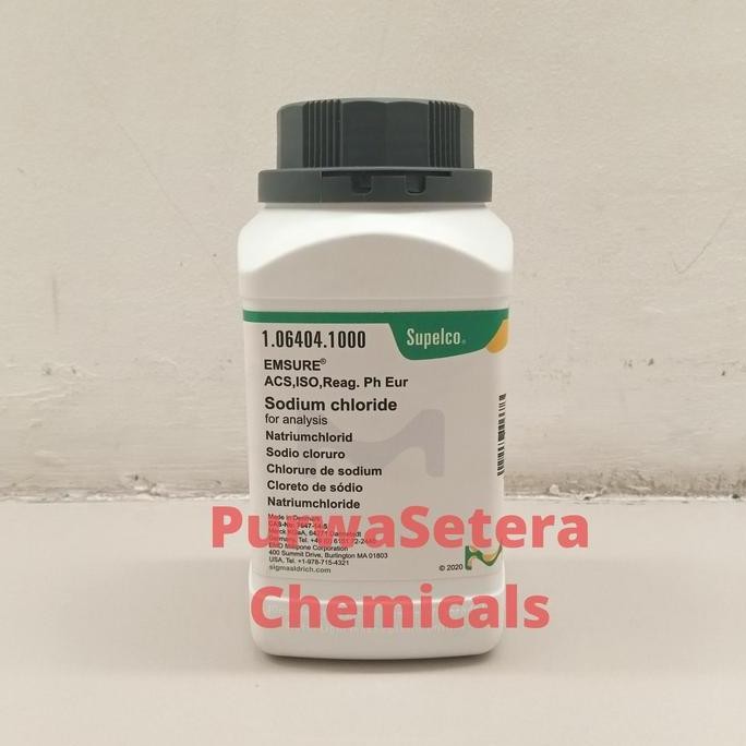SODIUM CHLORIDE 1000GR PRO ANALIST NATRIUM KLORIDA |NACL MERCK 1.06404 ORIGINAL DAN TERPERCAYA