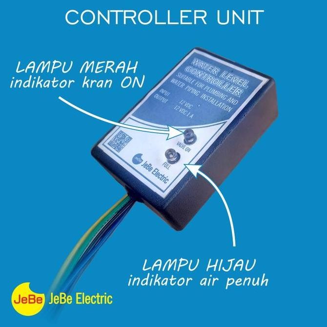 KONTROL SENSOR AIR TOREN/TANDON OTOMATIS UNTUK PDAM_PAM_KOLAM_LEVEL BAK MANDI OTOMATIS. ORIGINAL DAN
