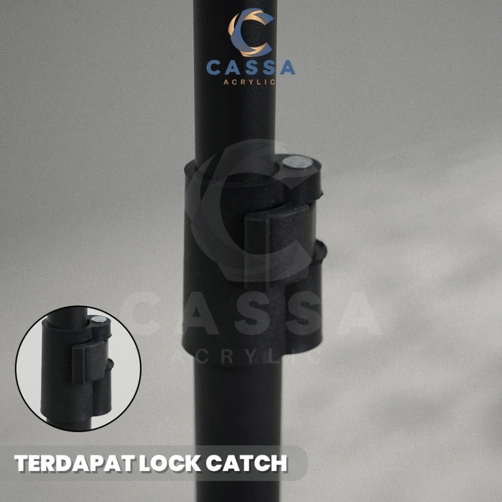 Promo Tripod Banner 2 Sisi Stand Banner Display Standing Banner Tiang Poster Iklan Restaurant Or42