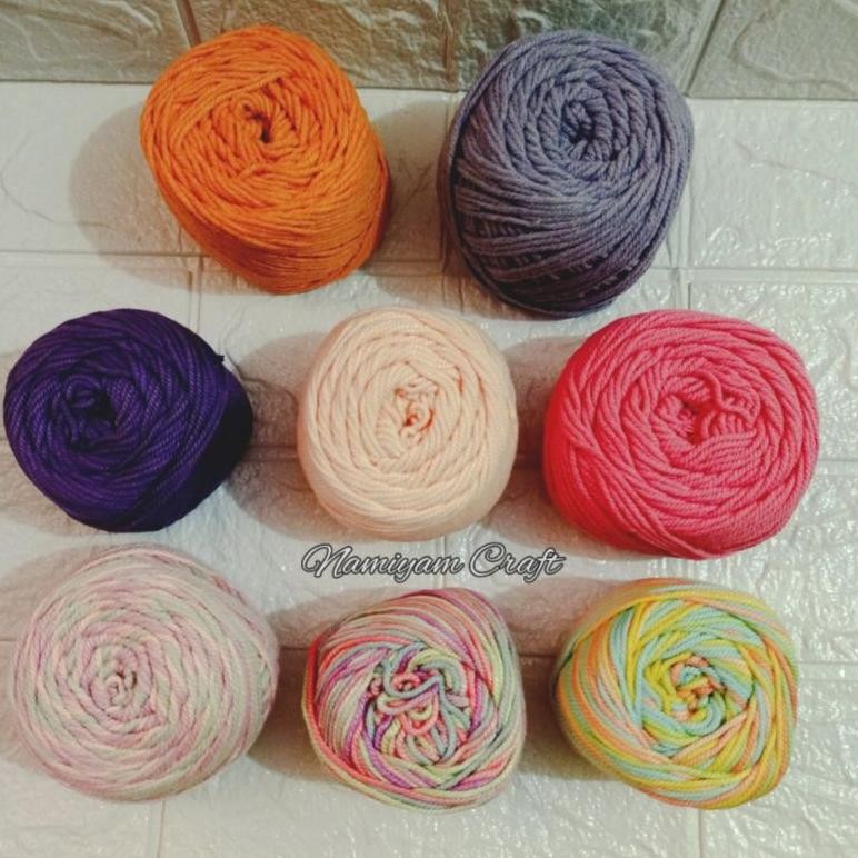 (Part 1) 2MM Benang Macrame | Tali Katun 2mm | Benang Rajut