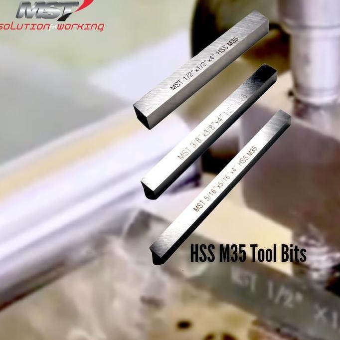 MST Pahat Bubut Persegi / Tool Bits HSS Cobalt satuan