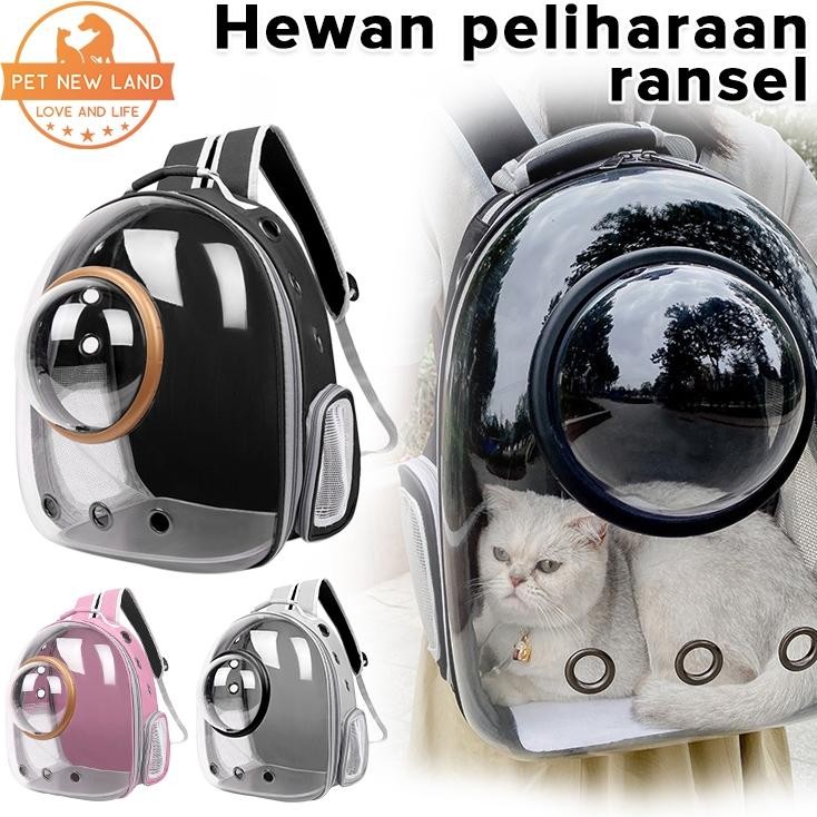 Tas Kucing Astronot Transparan Pet Cargo Kucing Besar Tas Ransel