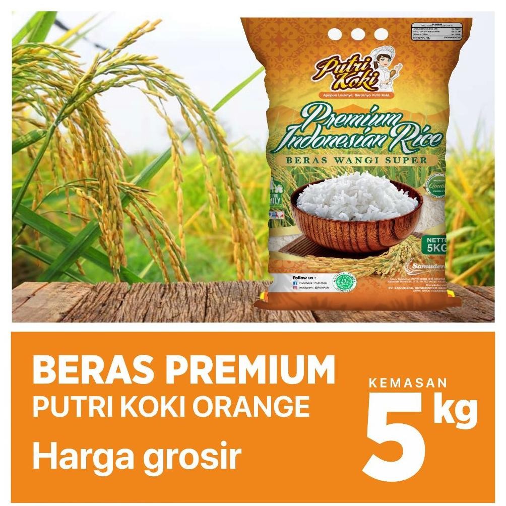 

Beras Putri Koki Orange Premium 5Kg/Beras Murah/Beras Premium