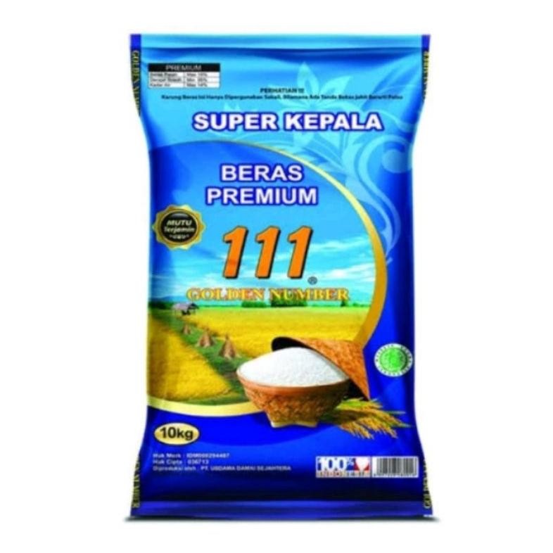 Medan, Beras Premium Golden Number Biru 111@10Kg