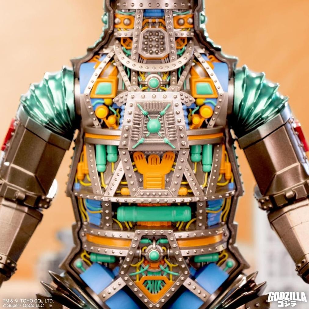 SUPER7 SUPER CYBORG TOHO MECHAGODZILLA 27,9 CM GROE TOHO GODZILLA ACTIONFIGUR, KLASSISCHE