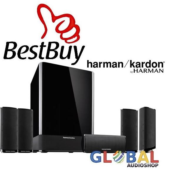 HARMAN KARDON HKTS11 / HKTS11 5.1 HOME THEATER SPEAKER SYSTEM - BLACK ORIGINAL DAN TERPERCAYA