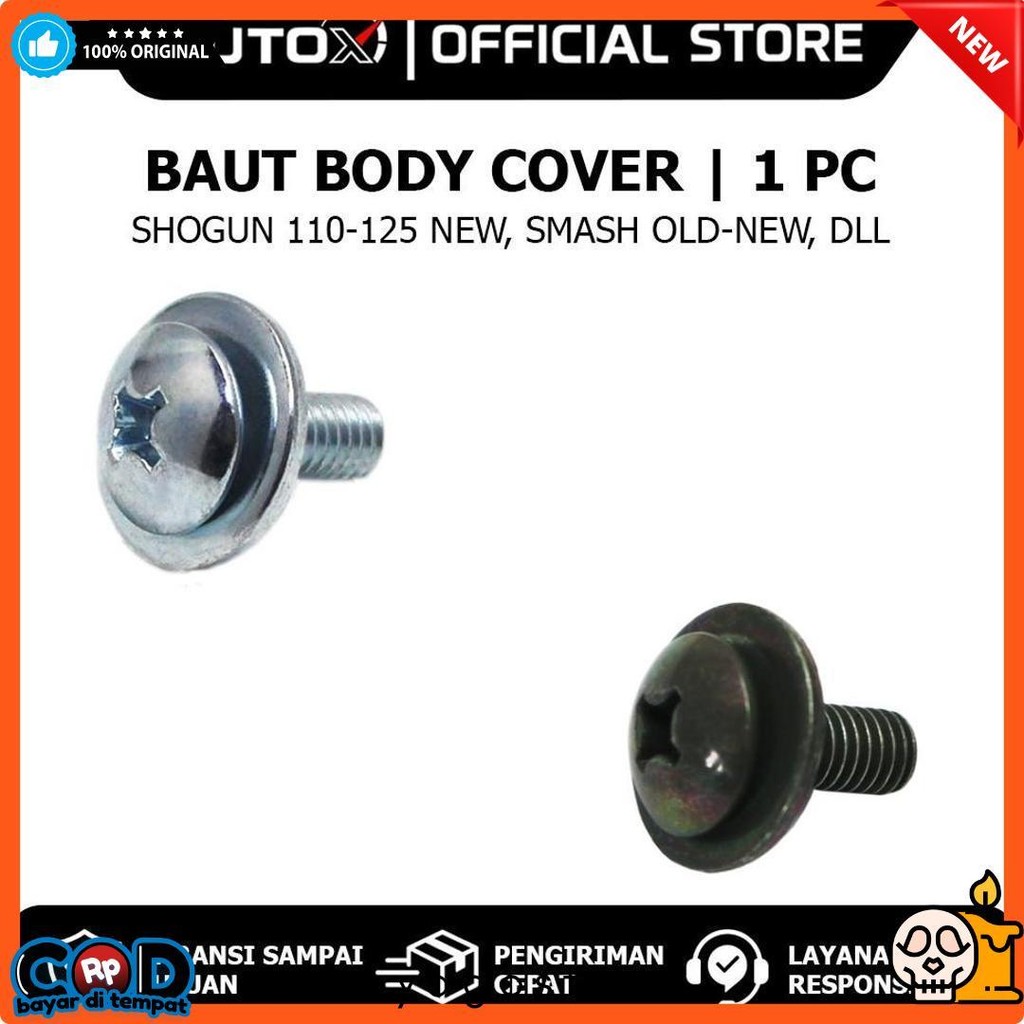 50% Off Baut Body Cover Shogun 110 125 Baru & Smash Old New & Tornado Gs Gx & Rc 80 100 Crystal & Sa