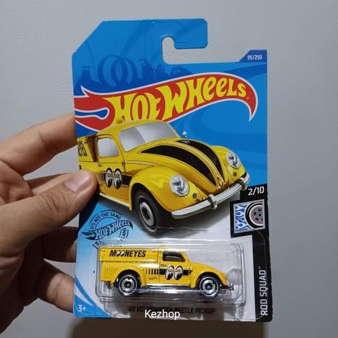 HOT WHEELS VOLKSWAGEN VW BEETLE PICKUP MOONEYES KUNING