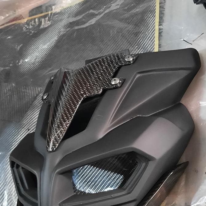 COVER HEADLAMP NEW MT09 UNTUK YAMAHA XABRE EDISI CARBON KEVLAR New Carbon