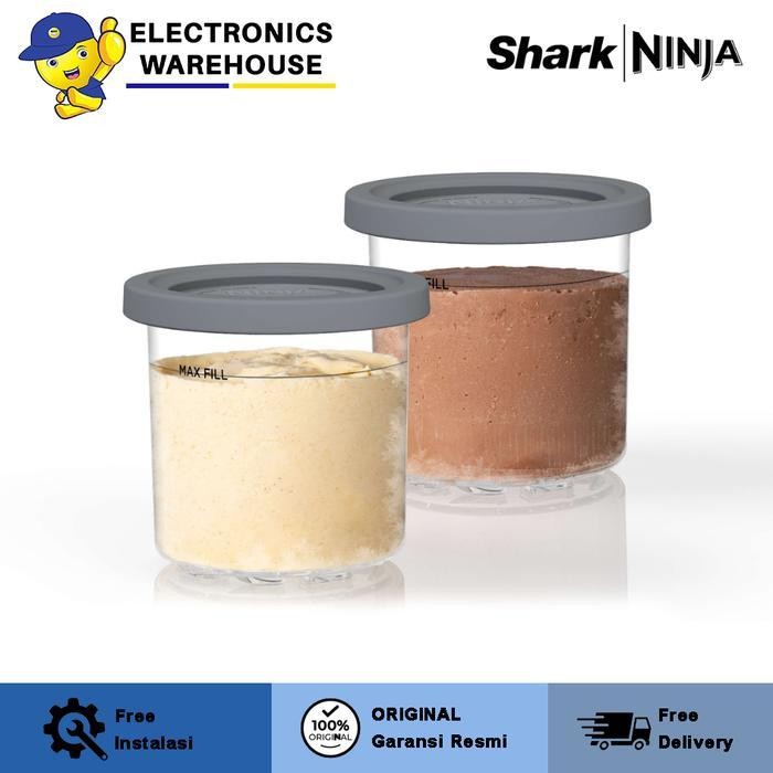 

Ninja Creami Replacement Tubs 470ml Ninja Ice Cream Tub Kitchenware