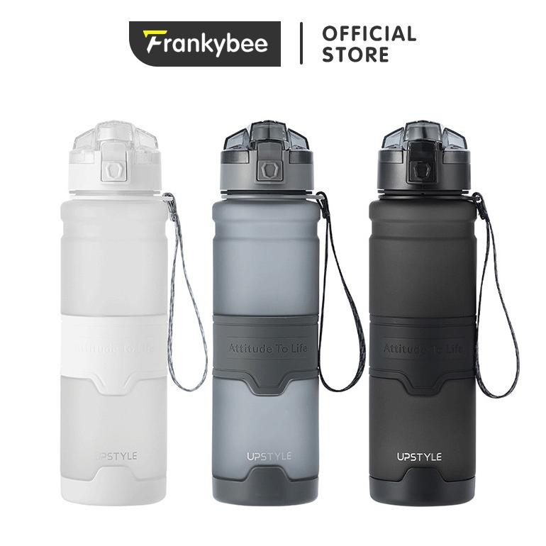 Frankybee Botol Air Minum 1 Liter Botol Minum Sports Water Bottle Large Capacity Drink Bottle BPA Fr