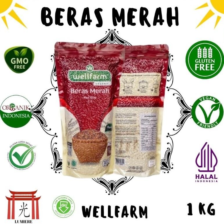 

Beras Merah Organik Wellfarm