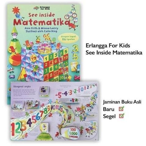 HOT SALE Lift FLap See Inside Matematika Usborne Bahasa Indonesia Erlangga