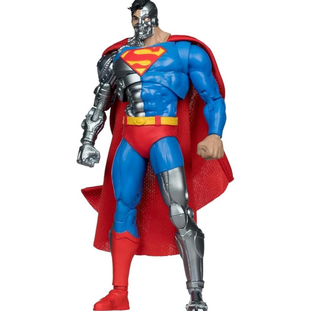 MCFARLANE DC MULTIVERSE CYBORG SUPERMAN (RACHE DER GRNEN LATERNEN) 17,8 CM ACTIONFIGUR SPIELZEUG