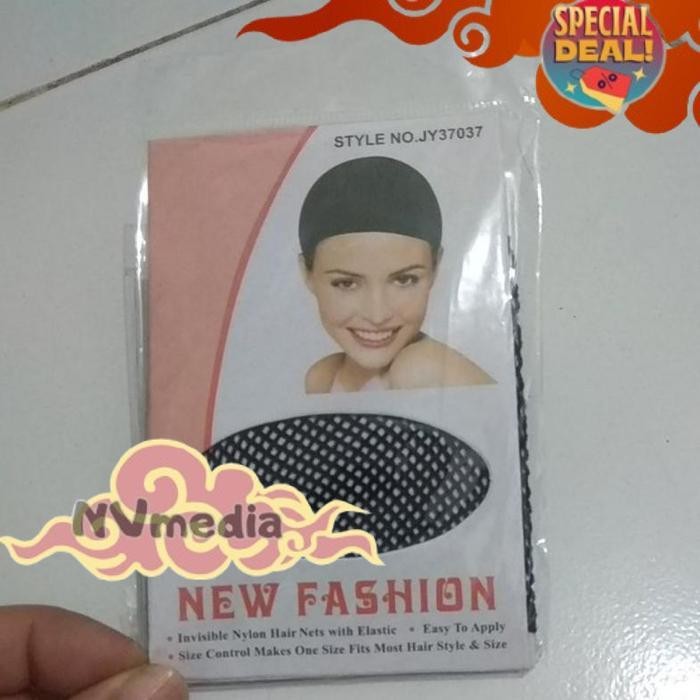 Terbaik Wig Net/ Wig Cap /Jaring Rambut Hair Net Hitam