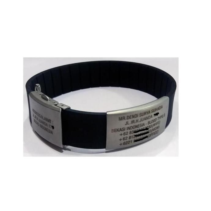 NEW Gelang Identitas|id Sport|Gelang Kecemasan|Gelang Lansia/Pikun|Gelang