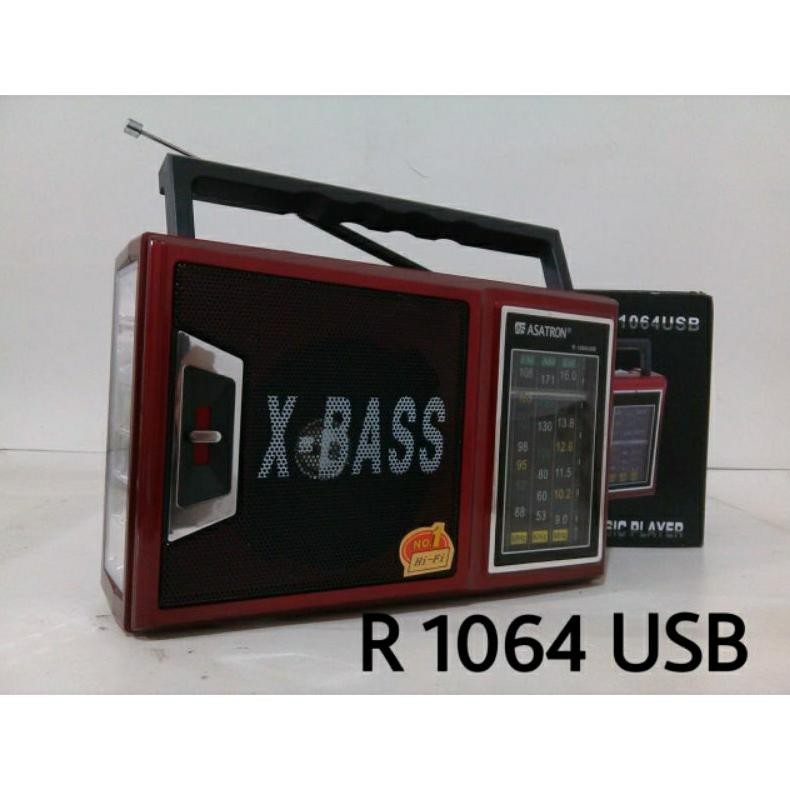Radio Asatron R 1064 portable Radio senter Radio klasik 1064