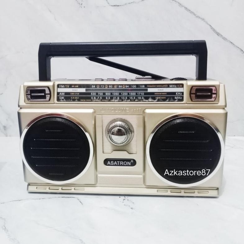 Radio asatron R-1119 radio bluetooth radio 4 band FM/TV/AM/SW radio portable