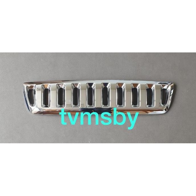 BEBAS ONGKIR - Grill depan Toyota Rush Daihatsu Terios 2012 Chrome model Hummer