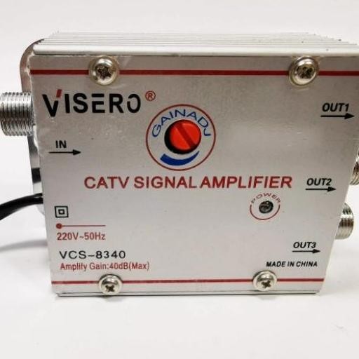 Catv Signal Amplifier Penguat Sinyal Tv Digital Merk Suoer Tuk 3 Tv