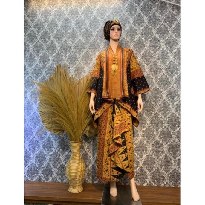 Setelan Baju Kebaya Wanita Batik Jupri Set Rok Lilit Instan Jumbo