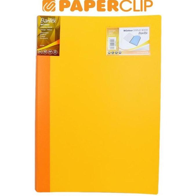 

BEBAS ONGKIR - CLEAR HOLDER BANTEX BICOLOUR FC 8 6406 40P MANGO - YELLOW