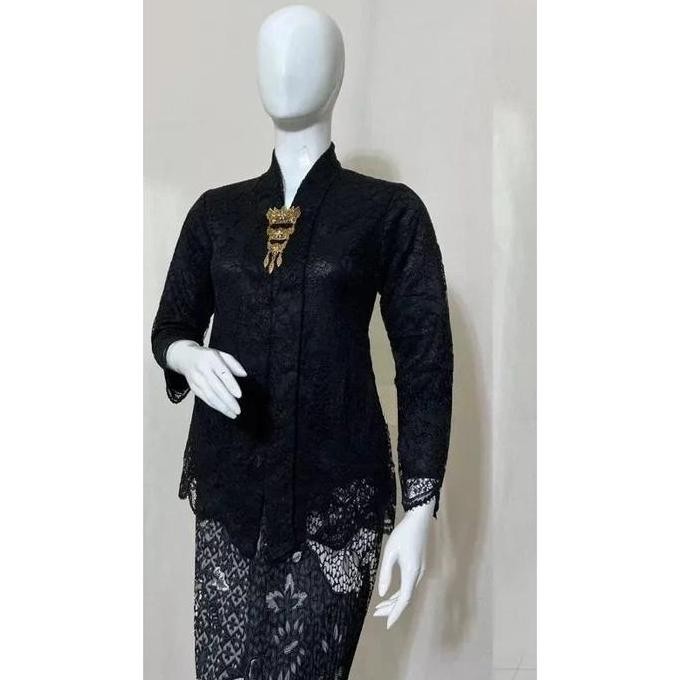 Promo Atasan Kebaya Brokat Kartini Floy Lengan Panjang Busui Hijab / Kebaya Wisuda / Kebaya Murah