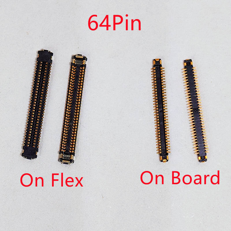 

5-20Pcs LCD Display Screen Flex FPC Connector 64Pin Untuk Samsung Galaxy A50 A505 A505F SM-A505F Plu