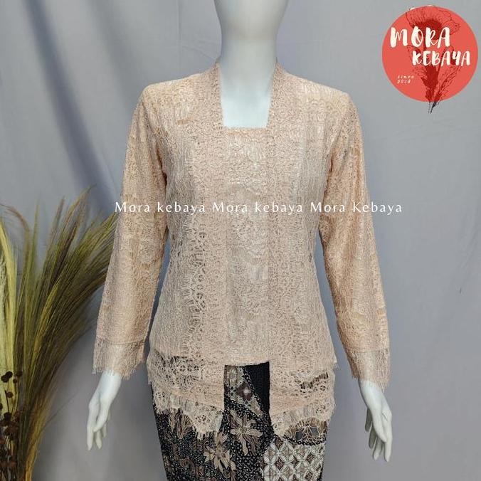 Kutubaru Lengan Panjang/Kebaya Kutu Baru Brokat/Kebaya Kutu Baru