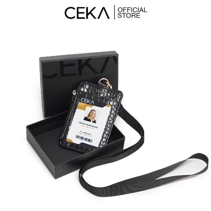 

NEW - CEKA Lanyard ID Card Holder Name Tag Kartu Tanda Pengenal - Binca Id Card Holder