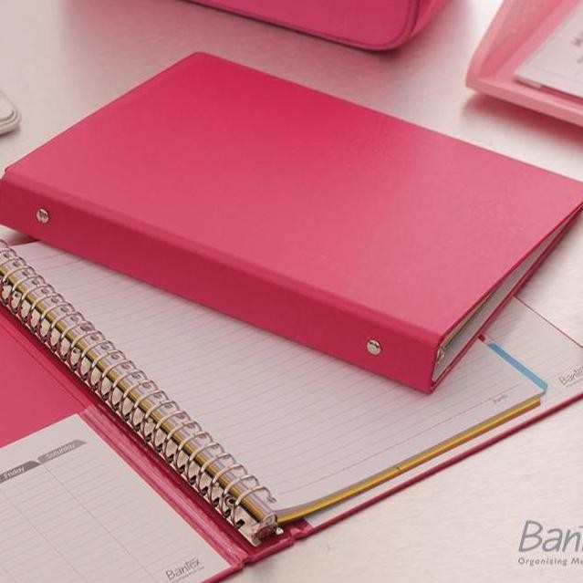 

Bantex Multiring Binder 26 Ring 2mm B Pink #26 9