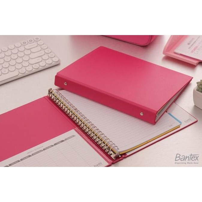 

PROMO - Bantex Multiring Binder 26 Ring 2mm B Pink #26 9+P